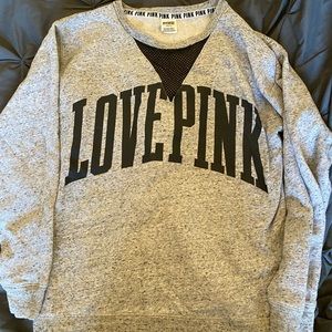 Pink crew neck